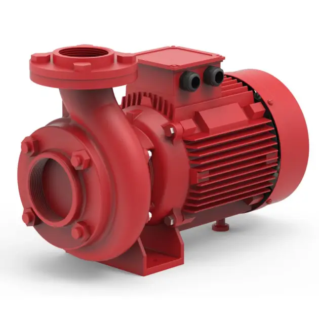 Close coupled end-suction fire booster pumps
